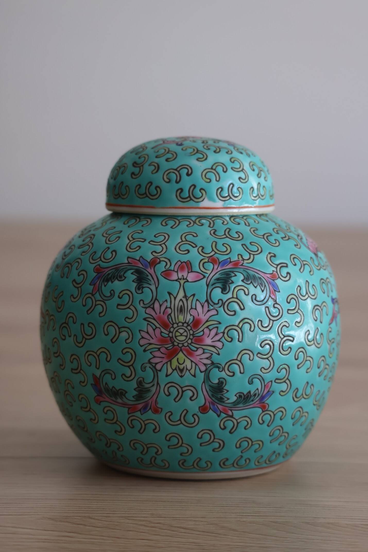 Pot à thé ou à gingembre Jingdezhen chinois