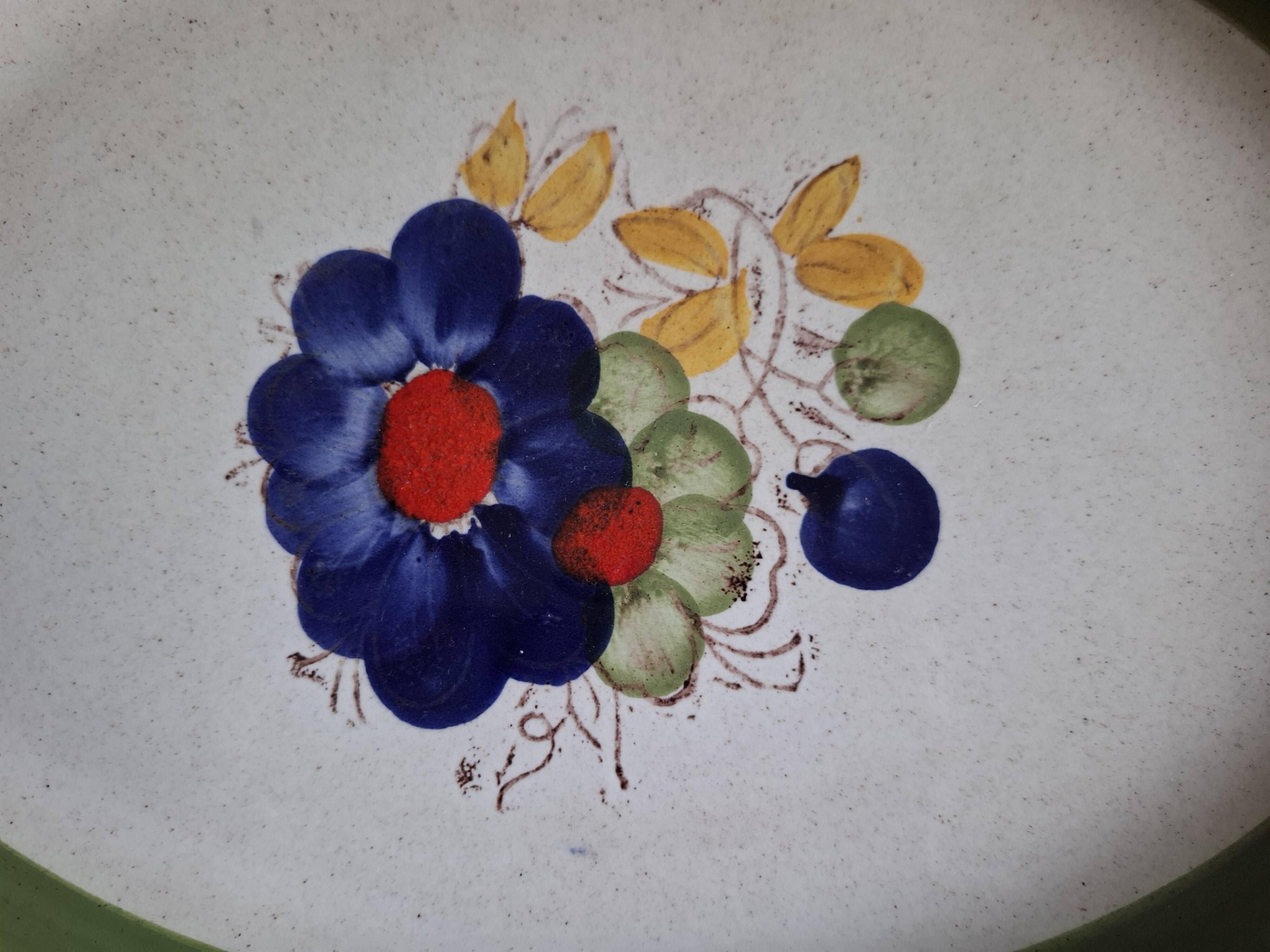 Large oval ceramic platter