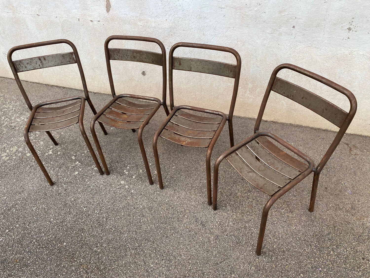 Set de 4 chaises Tolix T1