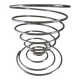 Chrome spiral fruit basket
