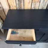 Black Parisian sideboard (renovated)