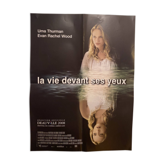 Affiche originale, la vie devant les yeux avec Uma Thurman