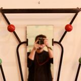 Vintage wall coat rack