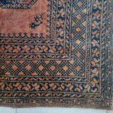 Afghan Carpet "Gül" Vintage – Wool – Exceptional Patina 205x132cm