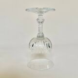 Set of five wine glasses