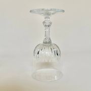Set of five wine glasses