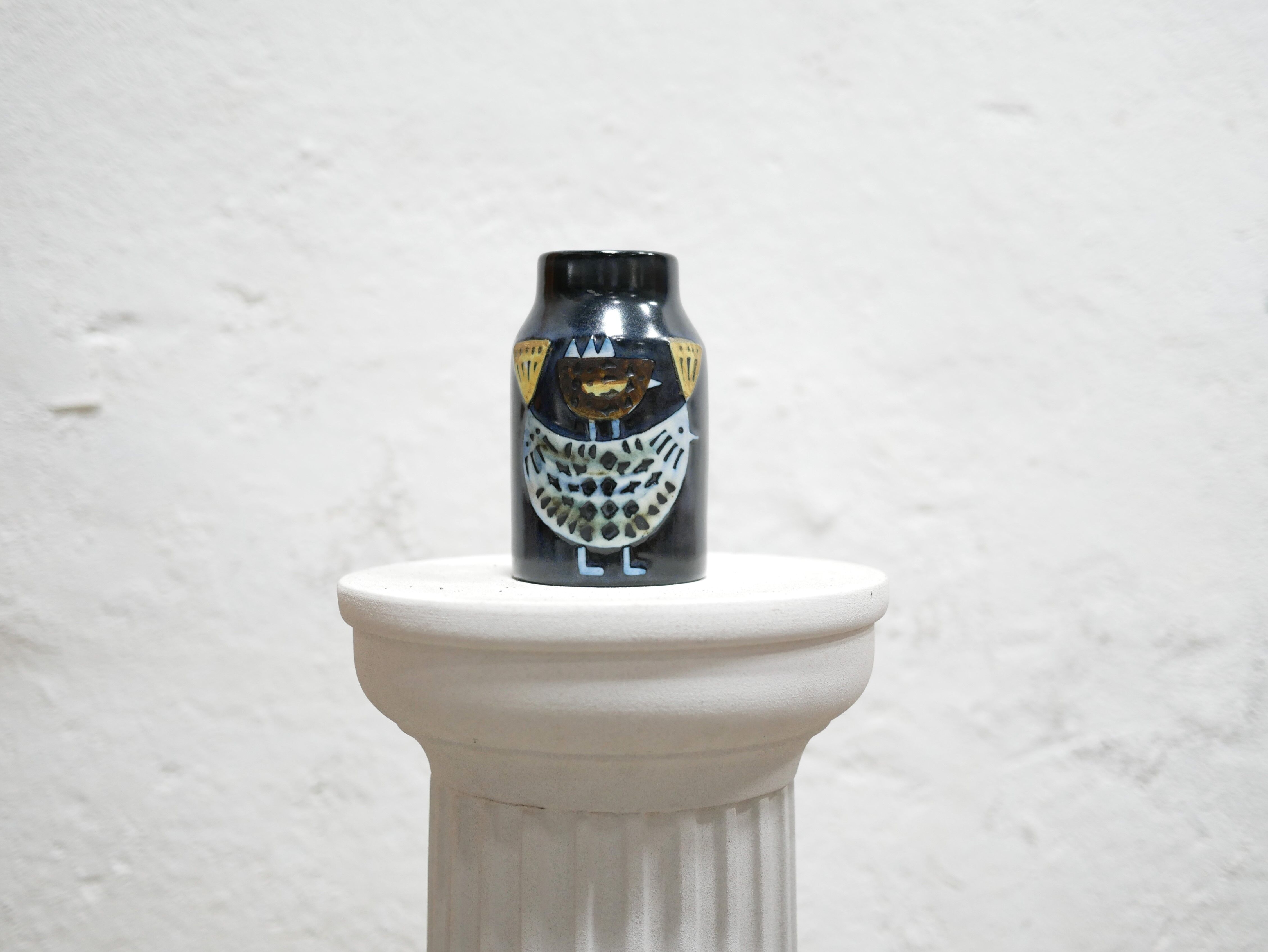 Vintage Scandinavian ceramic vase by Lisa Larson for Gustavsberg
