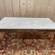 Louis XVI style coffee table in gilded wood and Carrara marble