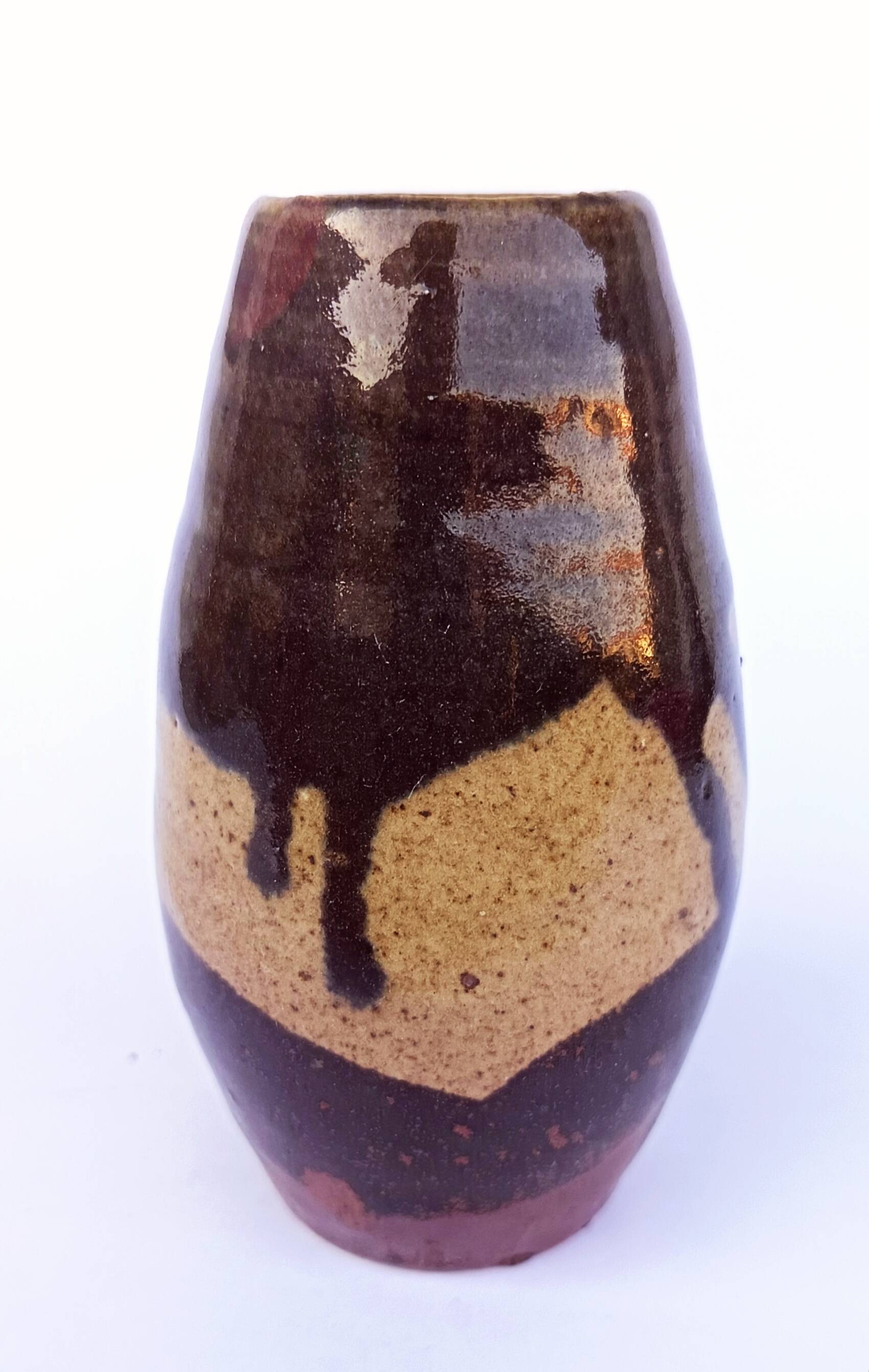 Stoneware vase by Eugène Lion, Saint-Amand-en-Puisaye