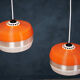 Vintage dutch pendant lamps, 1960s, set of 2