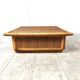 Bamboo coffee table by Dal Vera, 1970s