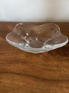 Crystal pocket tray Daum France