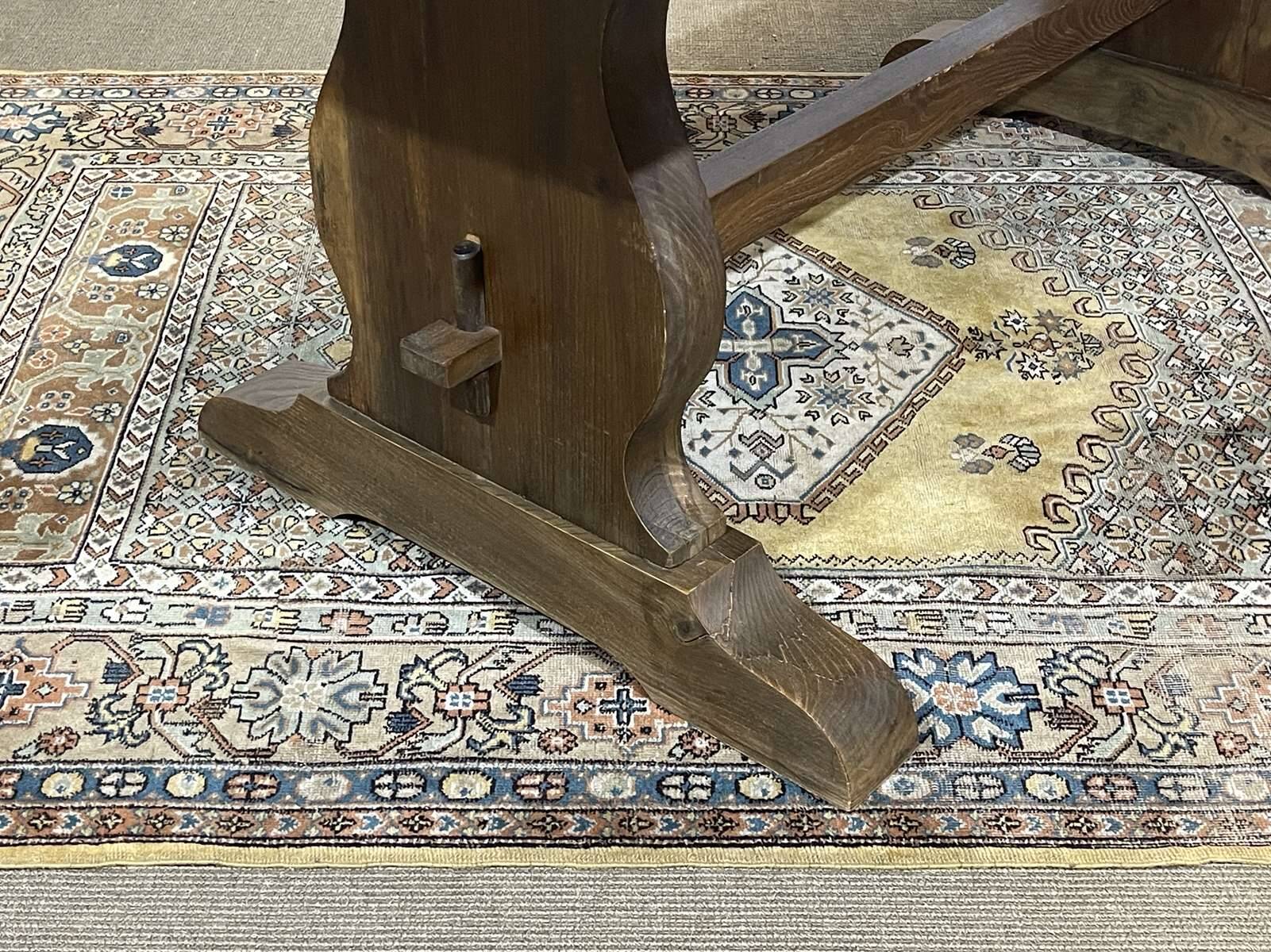 70s elm monastery table