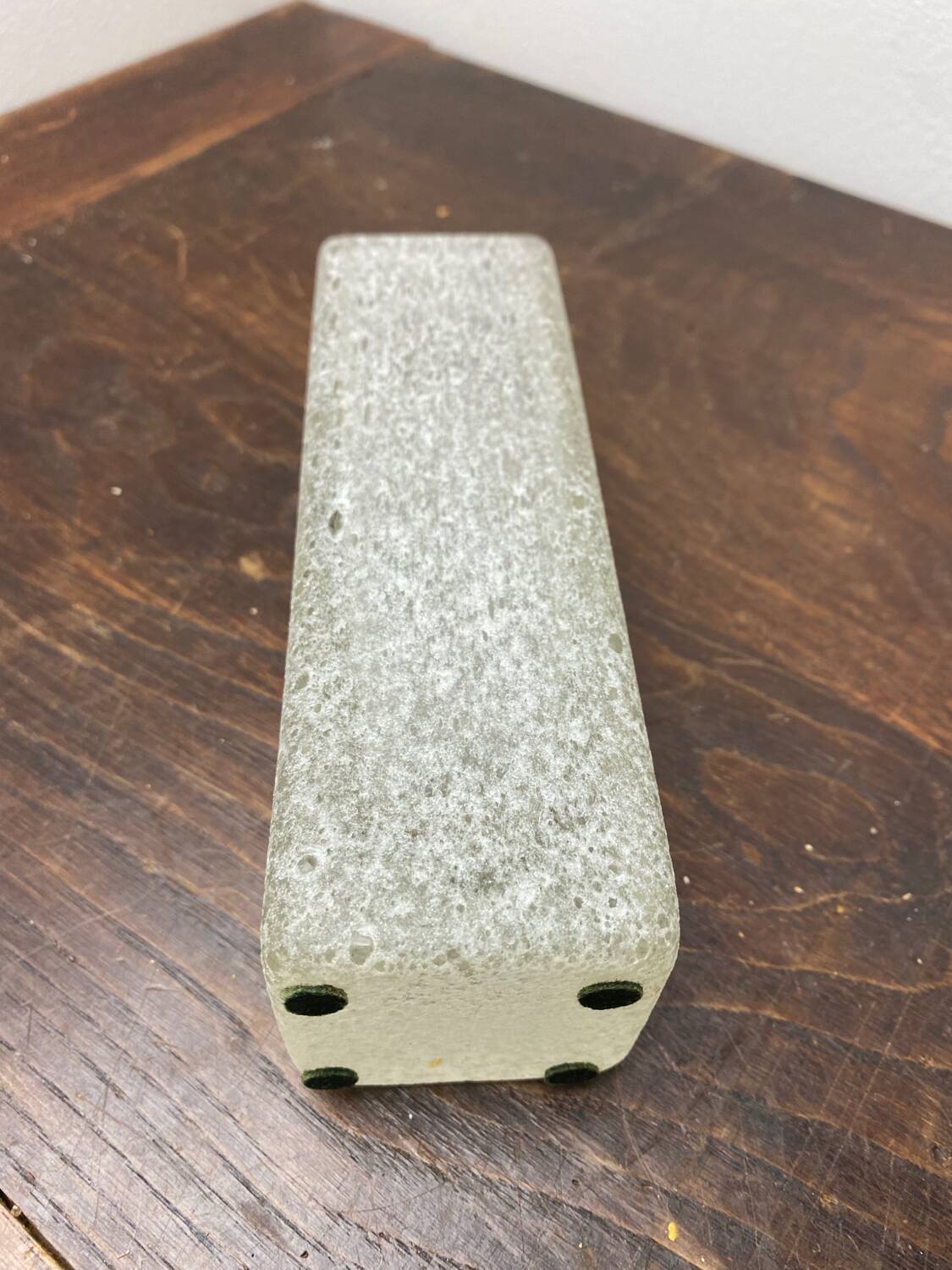 Translucent granite glass vase