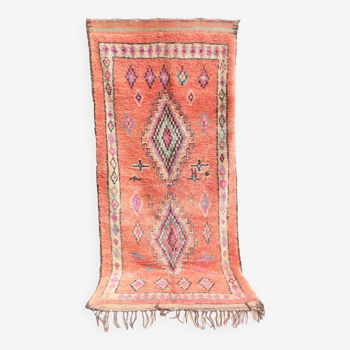 Boujad. vintage moroccan rug, 179 x 403 cm