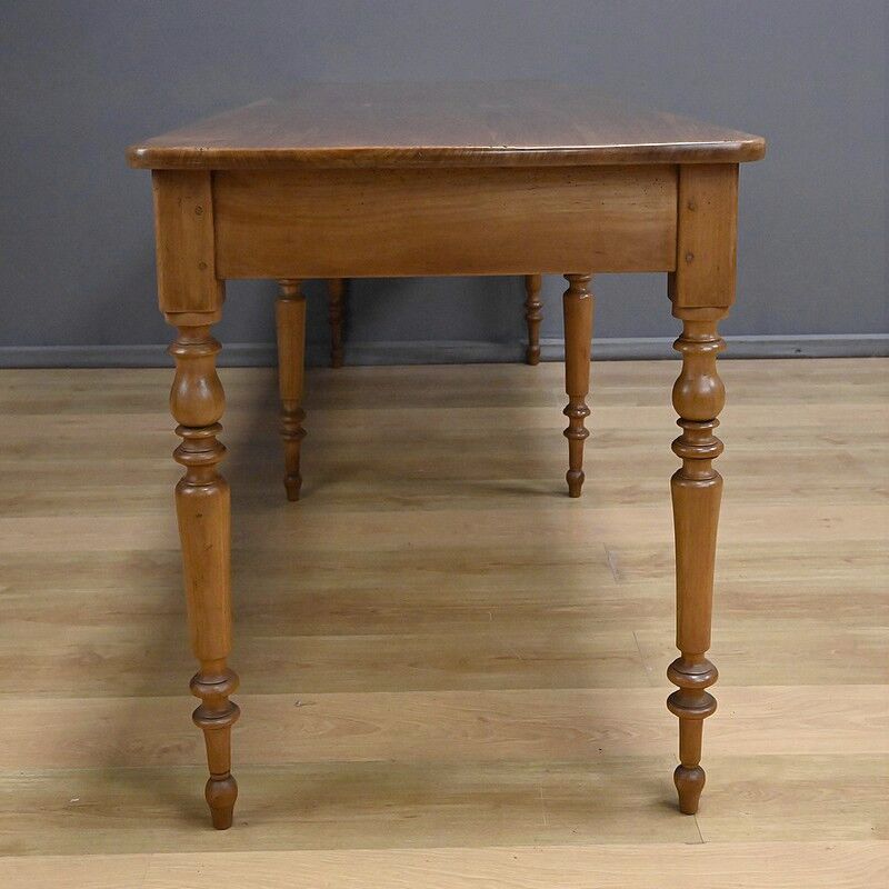 Table de ferme en merisier – fin XIXe