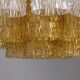 Vintage 1960s Murano Glass Pendant Chandelier, Italian Design