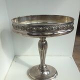 Fruit cup on silver metal stand