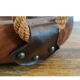 Adrien Audoux and Frida Minet rare basket in solid oak and cordage.