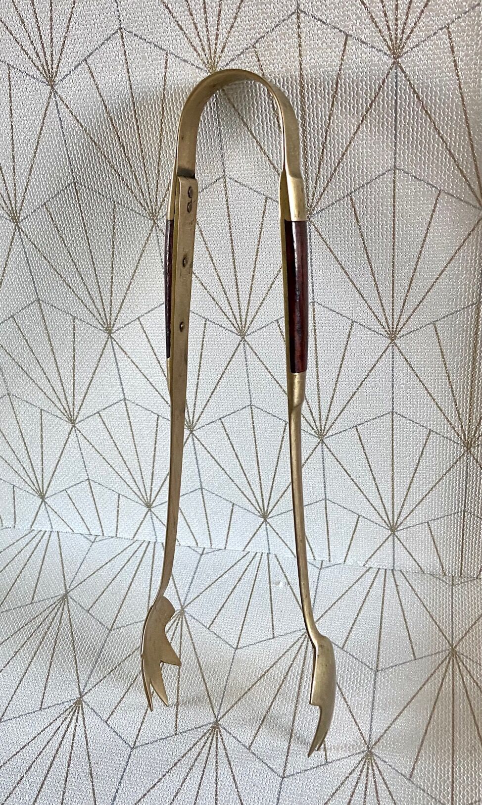 Brass ice cube pliers