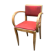 Chair bridge beech wood ska red 1950 vintage