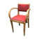 Chair bridge beech wood ska red 1950 vintage