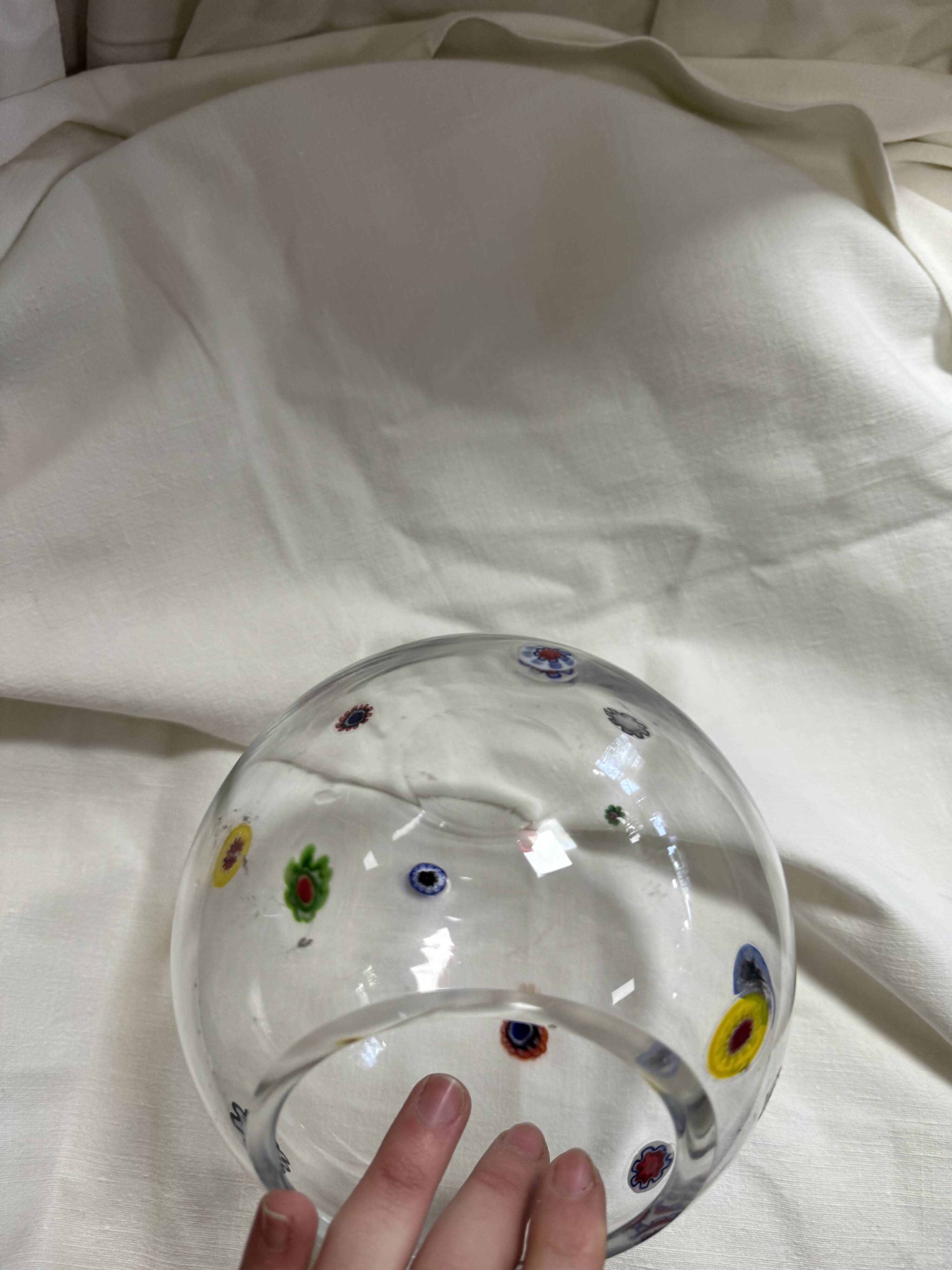 Murano millifiori vase