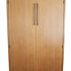 Old boarding cabinet in vintage solid wood