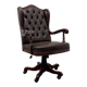 Grand fauteuil de bureau Chesterfield en anglais