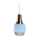 Vintage space age copper and opaline hanging lamp