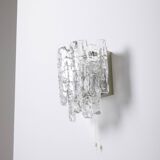 Julius Theodor Kalmar Frosted Glass Wall Lamp