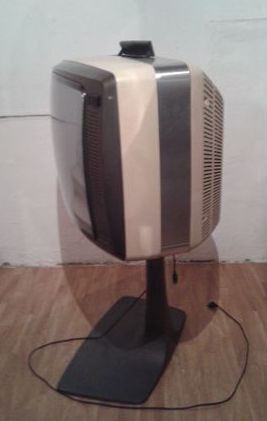1970s vintage tv tv continental Edison design 70 cm tulip foot