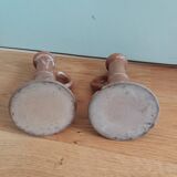 Stoneware candle holders