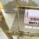 Brass shelf 1970 Belgo Chrom regency