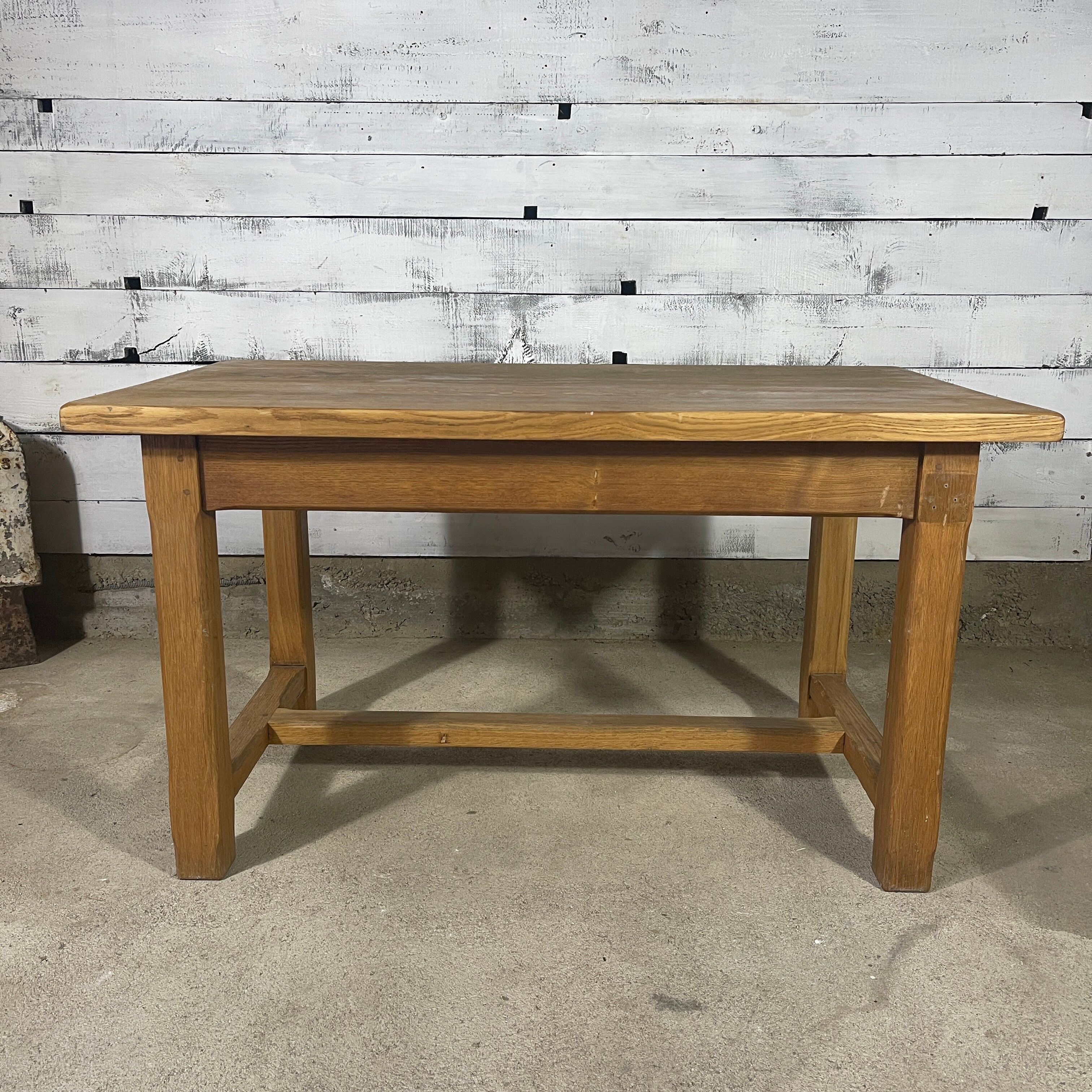 Oak farmhouse table