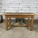 Oak farmhouse table