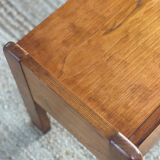 Vintage elm bedside table
