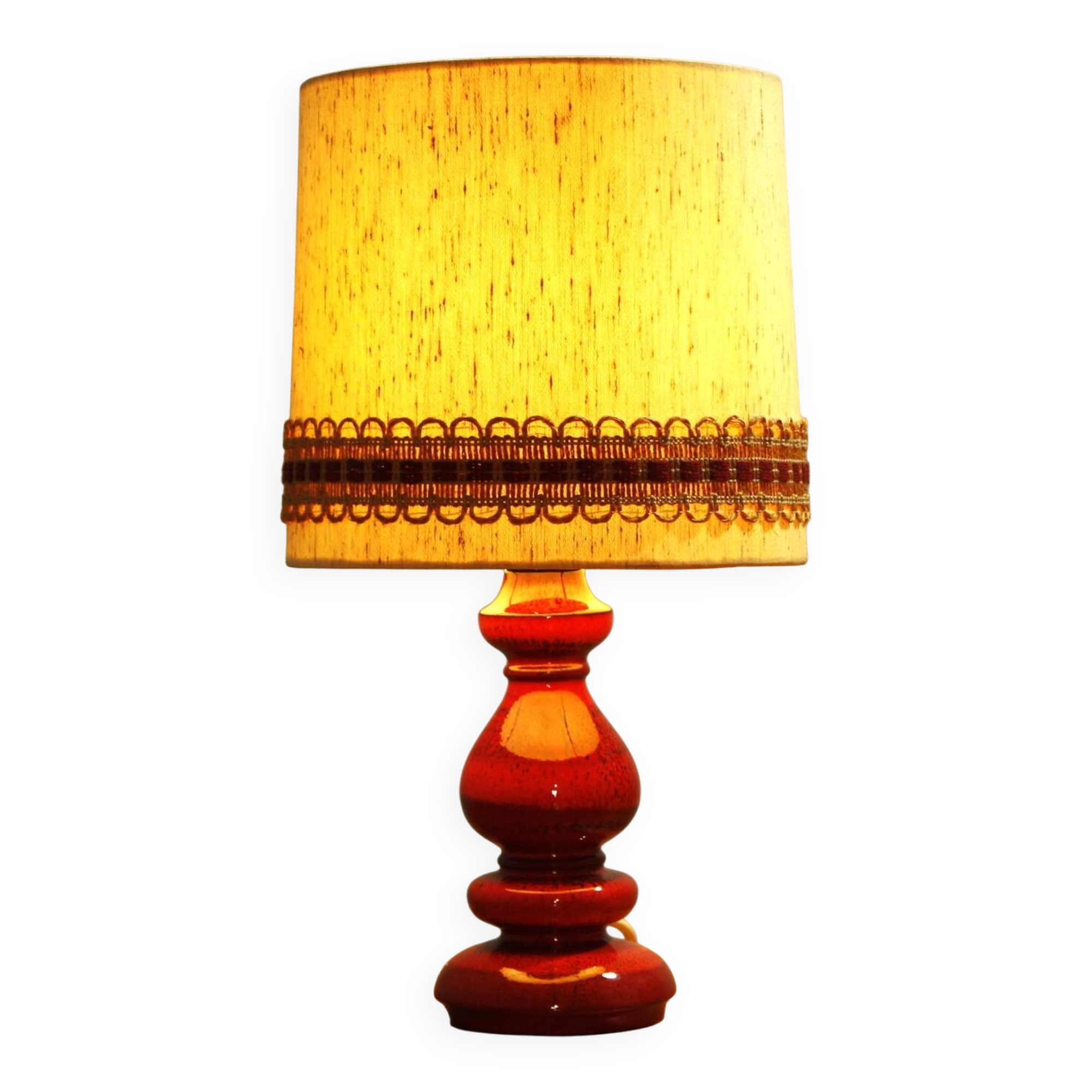 Hustadt Leuchten, Ceramic Table Lamp, 1970s