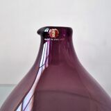 Purple Glass I-401 Bird Bottle or Vase by Timo Sarpaneva for Iittala, Finland, 1956