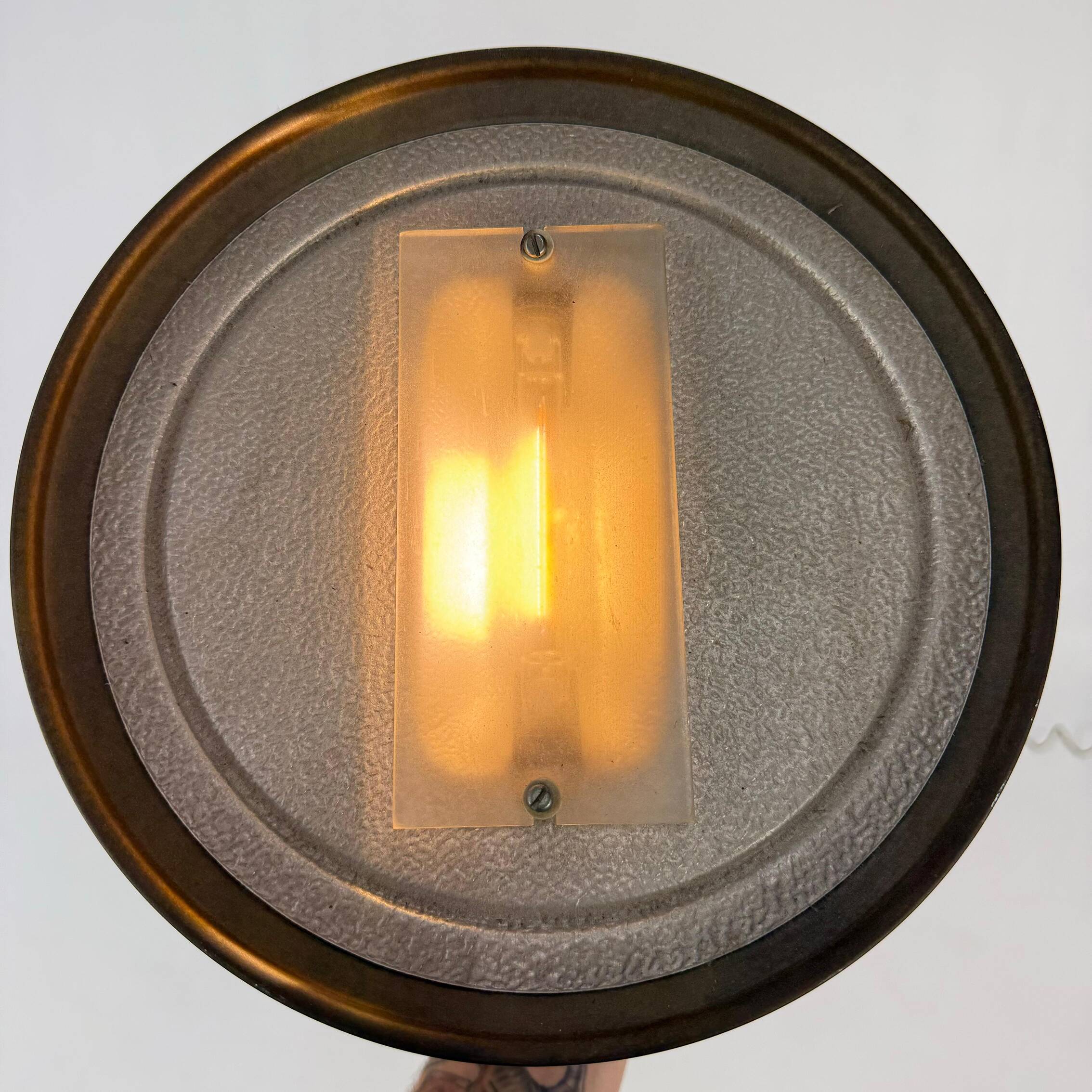 Vintage French Floor Lamp in Brass, 1960s