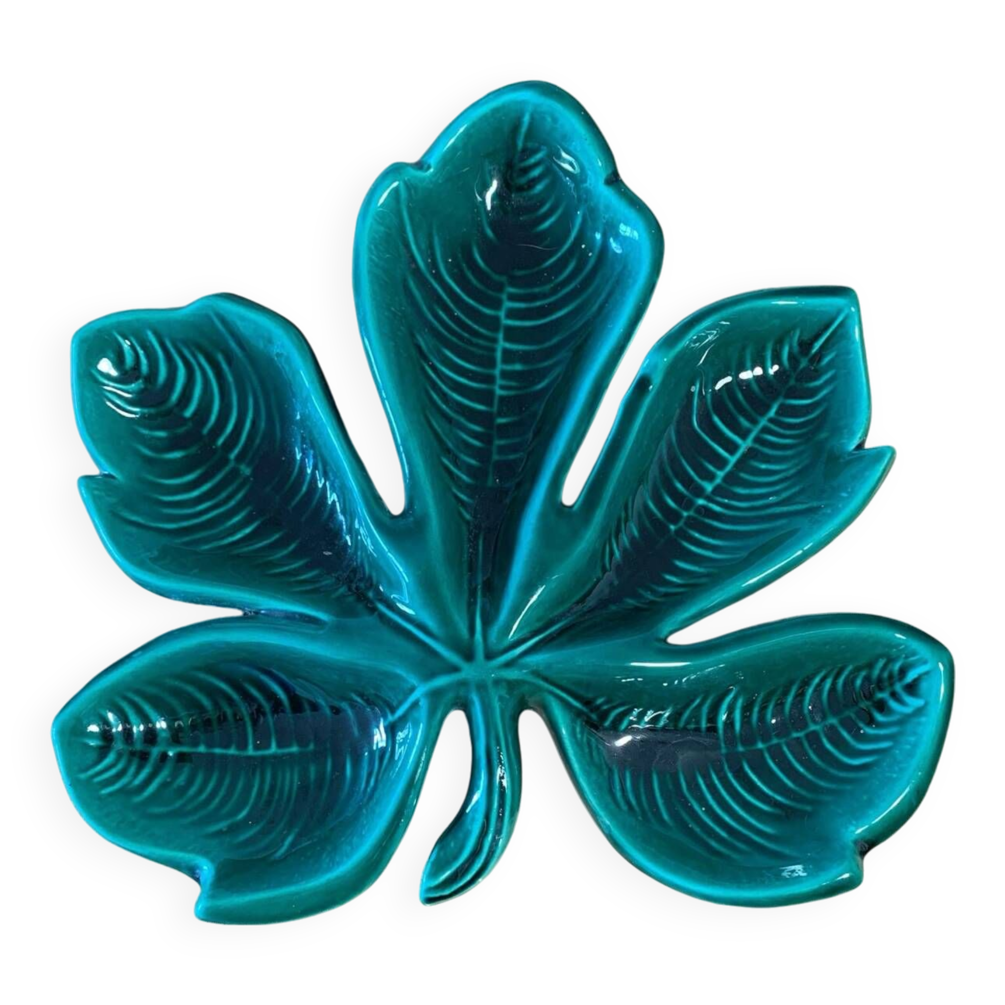 Old ceramic dish in the Vallauris style