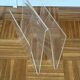Vintage plexiglass magazine holder
