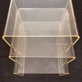 Set of 3 plexiglass nesting tables