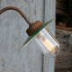 Applique lampe de cour col de cygne exterieur