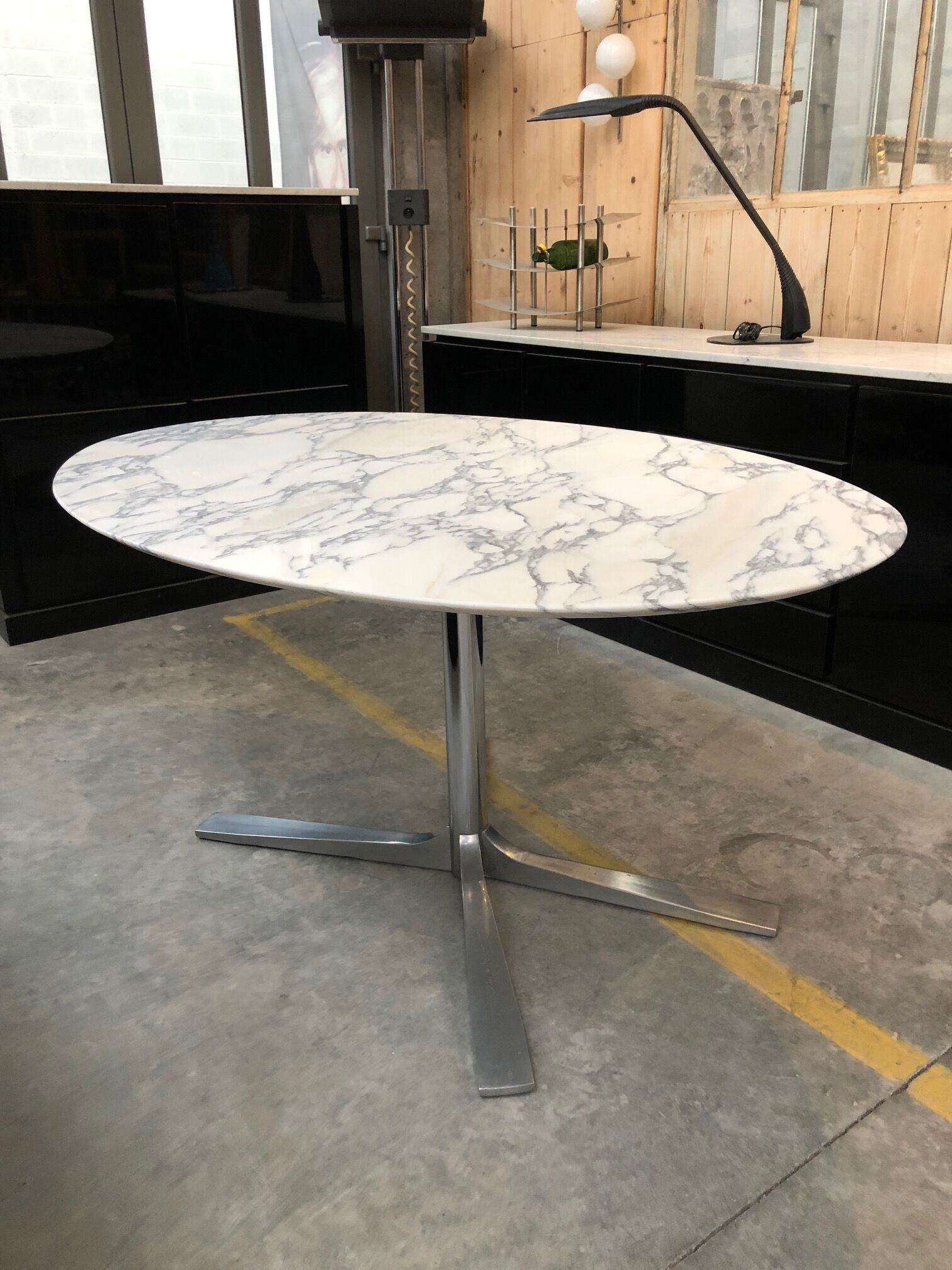 Table en marbre années 60