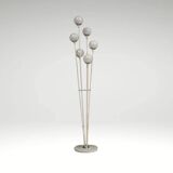 Stilnovo Alberello Floor Lamp, 1960s, White Metal & Marble Base