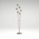 Stilnovo Alberello Floor Lamp, 1960s, White Metal & Marble Base