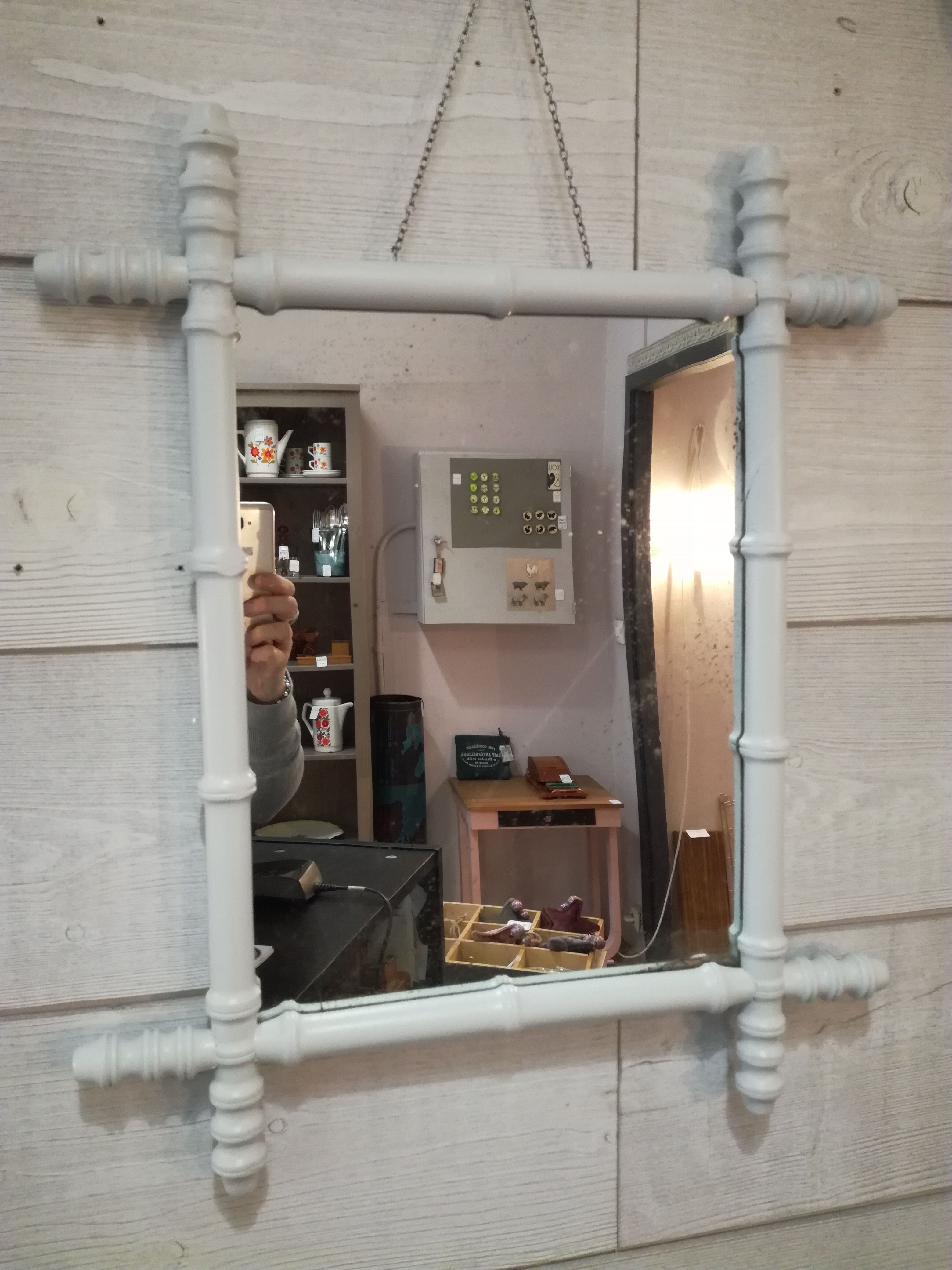 Mioir bamboo wooden 43x51cm