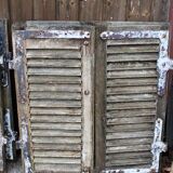 Set of 10 PAIRS of antique 19th-century shutters