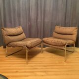 Gillis Lundgren easy chairs, Ikea, Sweden, 1970s